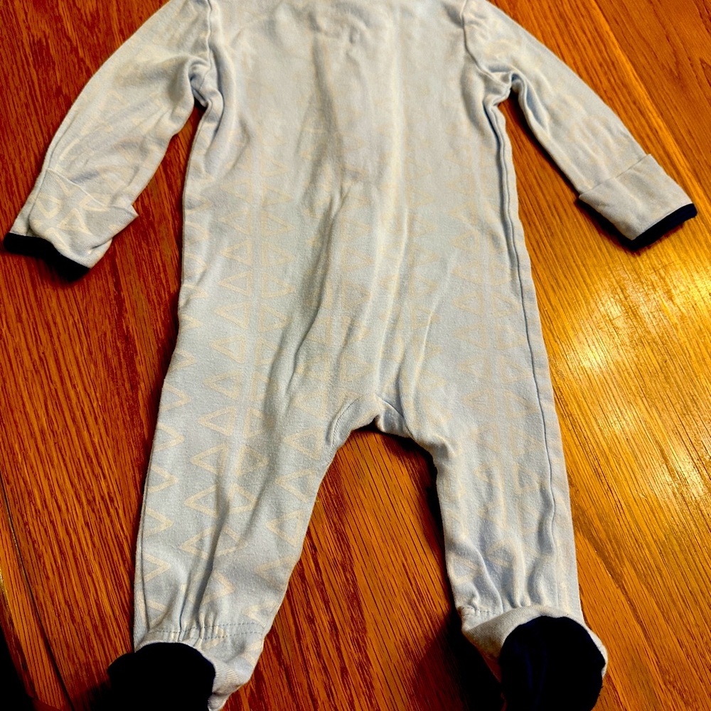 Cloud Island, baby blue onesie
